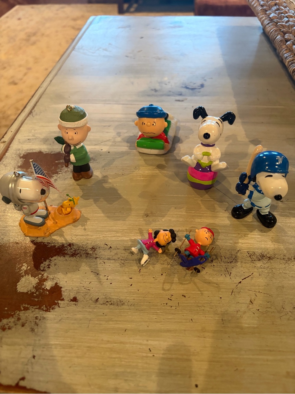 Vintage Peanuts Kids Toy Figure Set Peanuts Characters ornaments lot